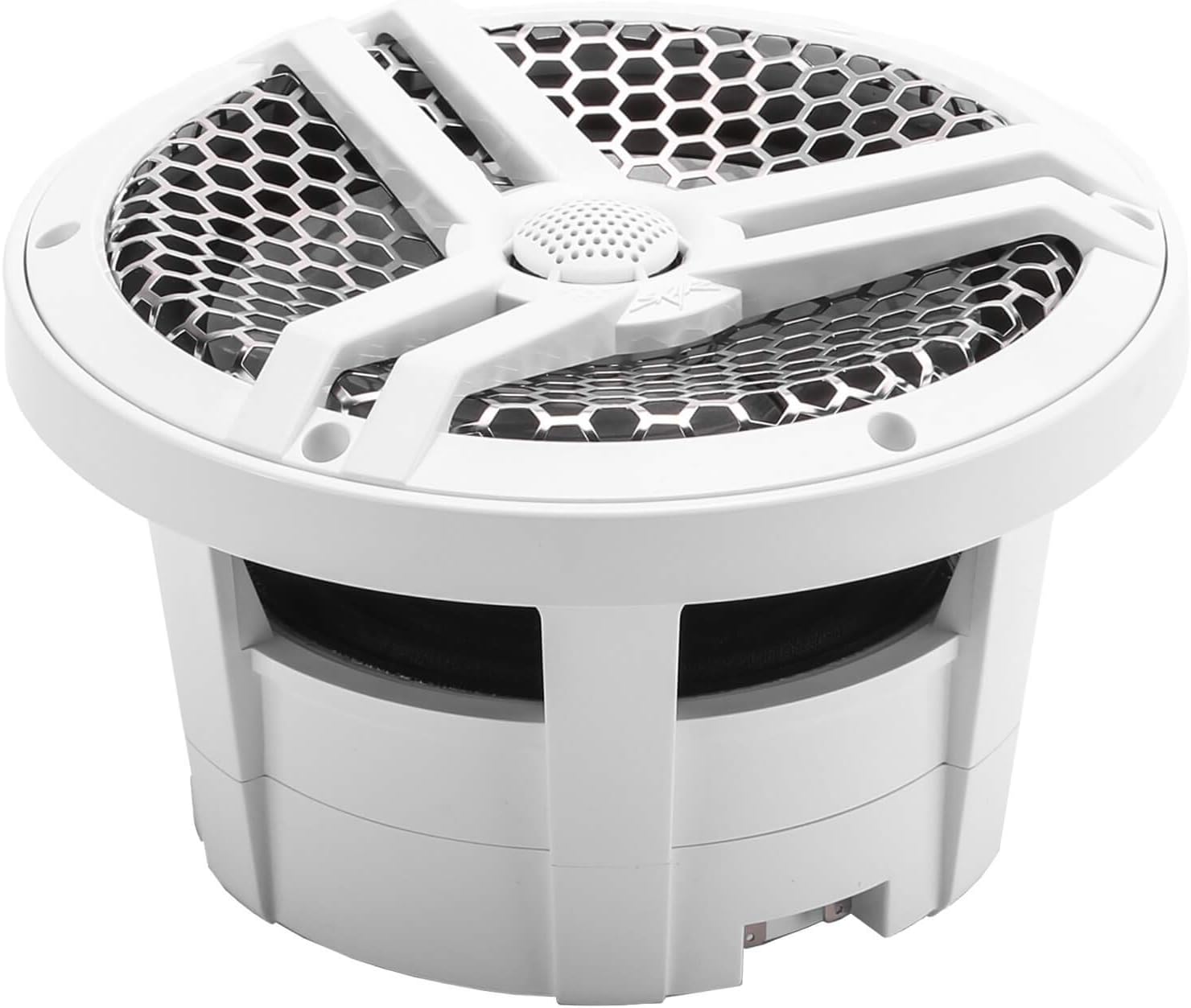 8" 2-Way Marine Coaxial Speakers, Pair (White) N16429