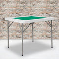 Green 4-Player Folding Card Game Table with Cup Holders T9801