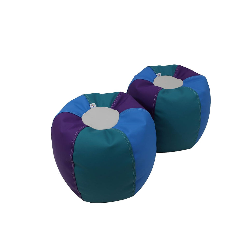 12 inch Puffs Bean Seating Set 2-Pack Purple G640751