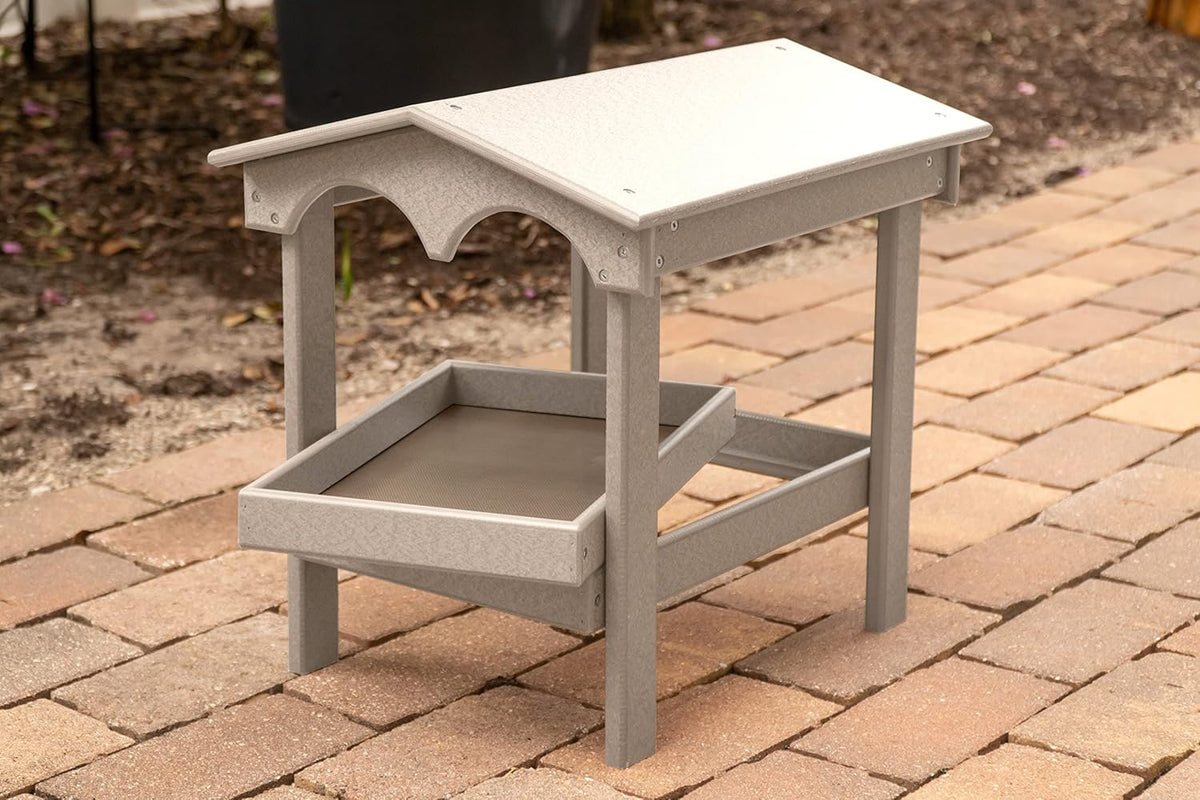 Large Covered Ground Feeder with Removable Tray W439625
