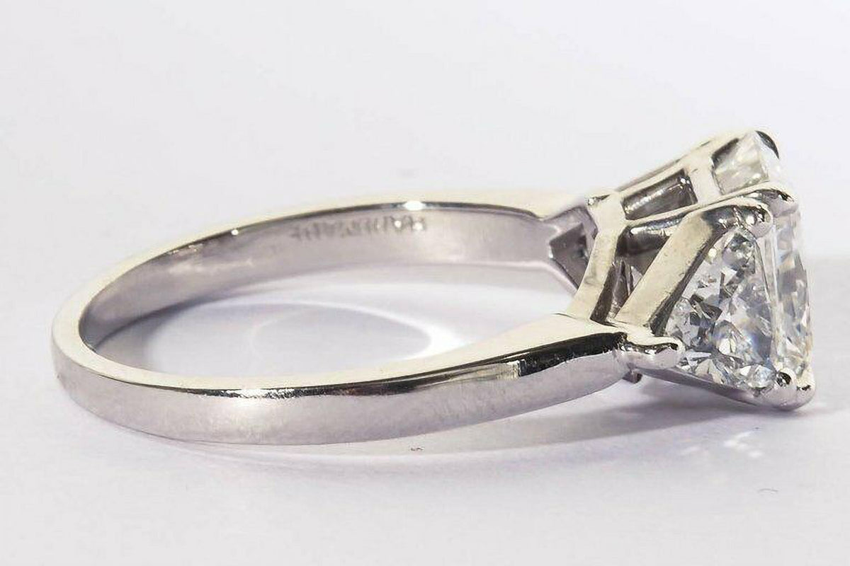 GIA Certified Radiant Cut Engagement Ring 2.25 Carat E Color VS1 F8757