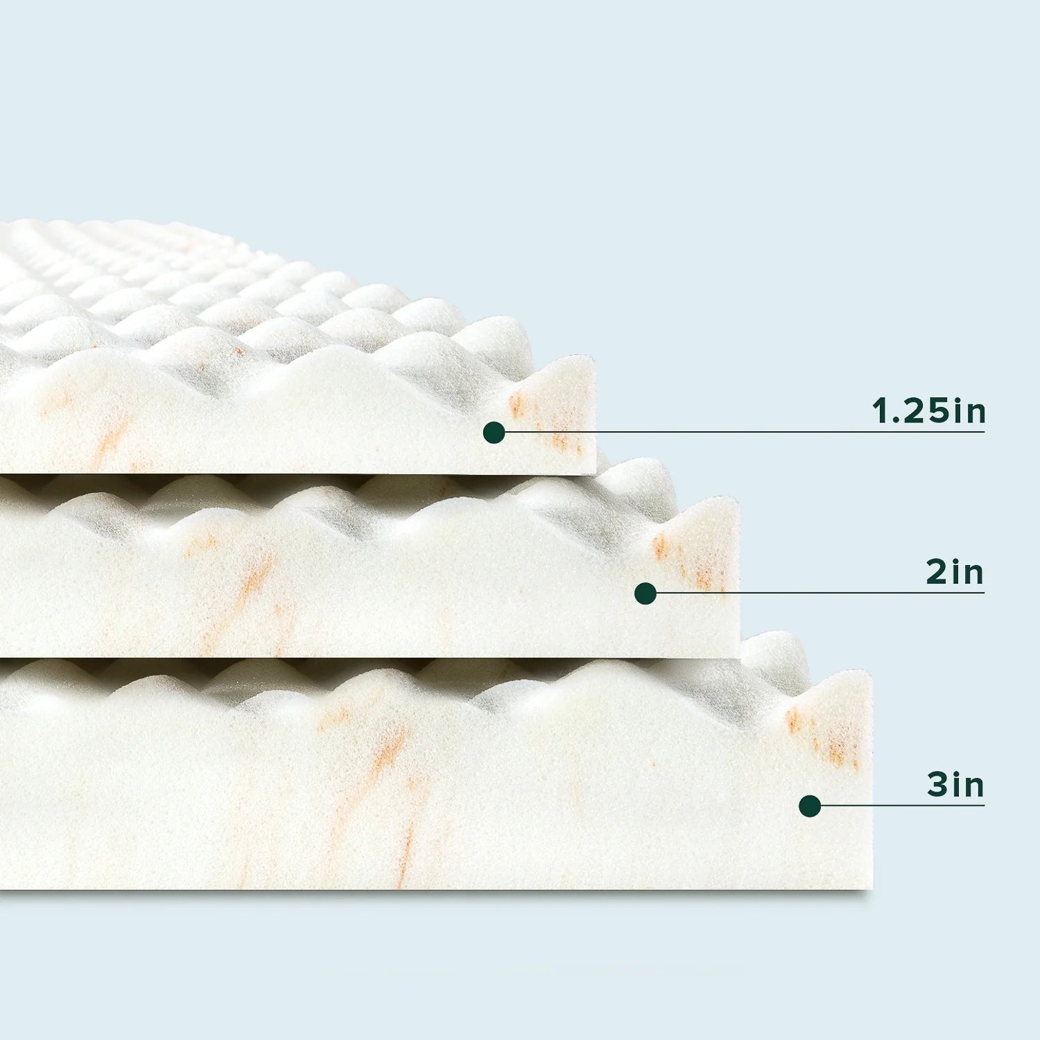 Queen Copper Cooling Memory Foam Mattress Topper P801