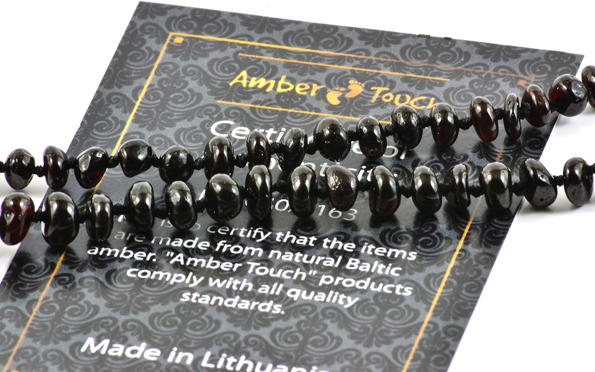 Baltic Amber Necklace, Unisex 13 in. S814