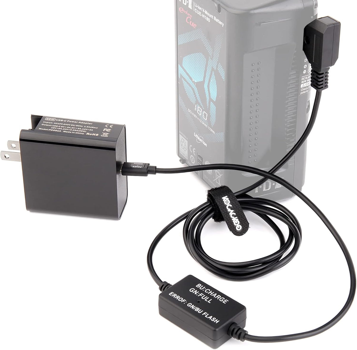 D-Tap Battery Quick Charge Power Adapter Kit, Pack of 2 F32177
