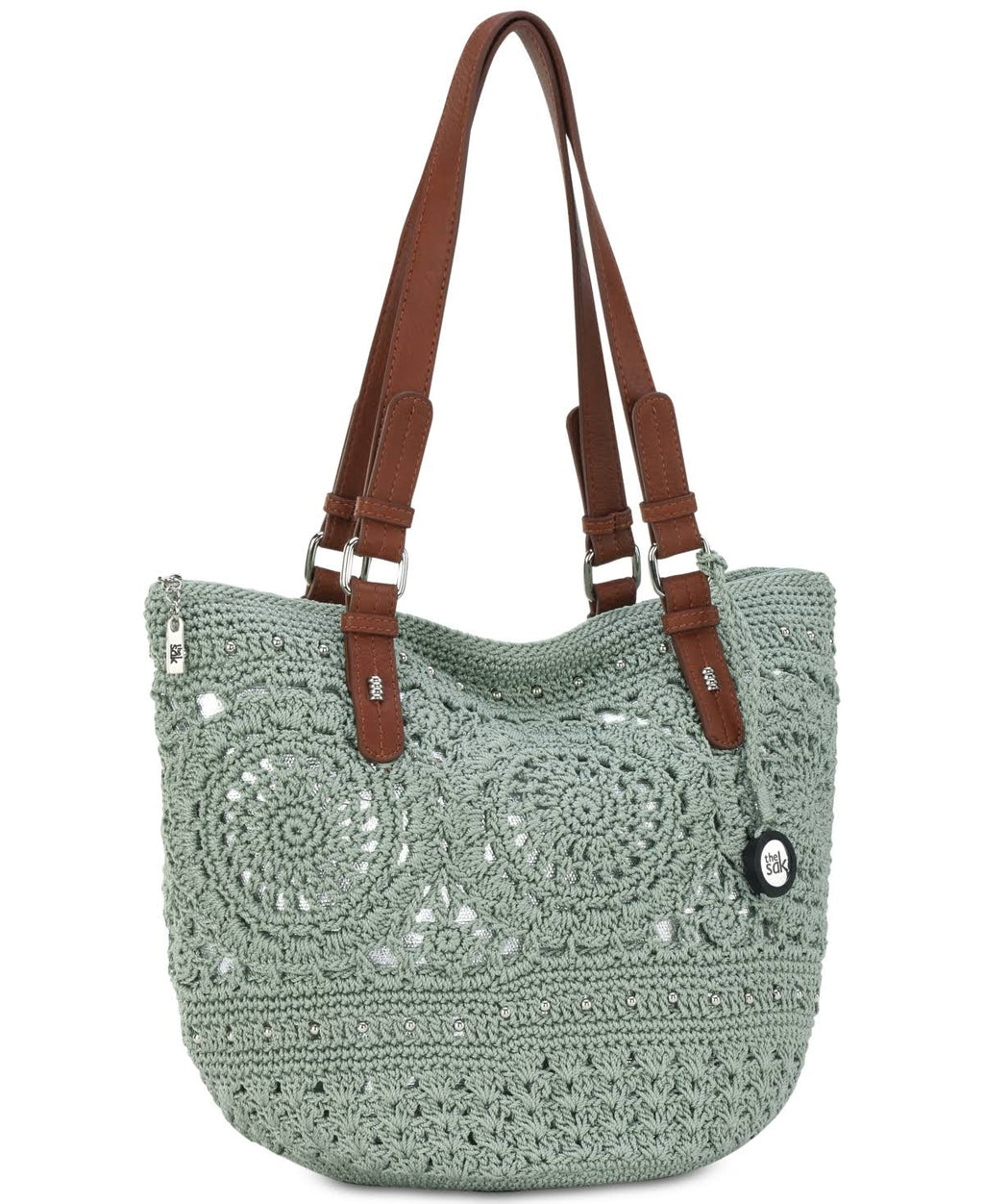 Black Crochet Shopper Bag C420384