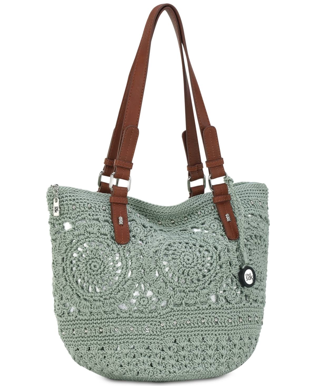 Black Crochet Shopper Bag C420384