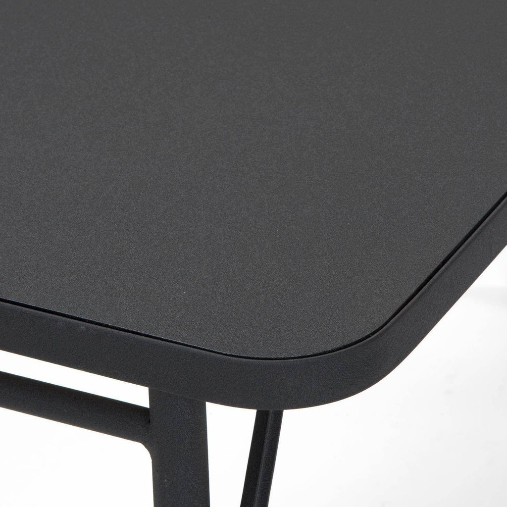 Adjustable Height PVC Top Table Black X376253