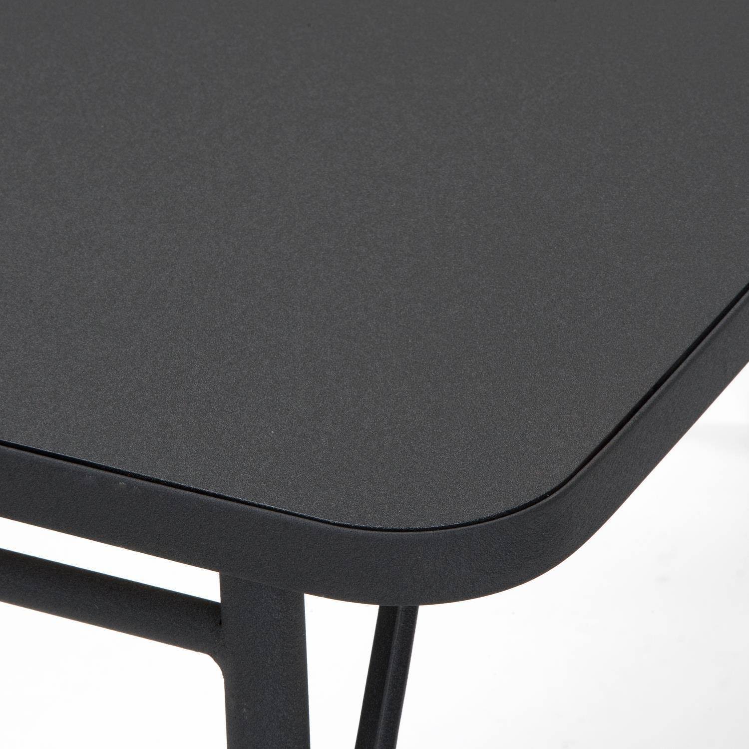 Adjustable Height PVC Top Table Black X376253