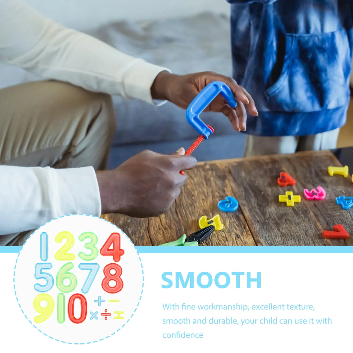 Numbers Blocks Math Puzzle Toy Addition and Subtraction Toy M556
