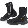 Black 6mm Neoprene Scuba Boot Shoes with Side Zipper, Size 11 I798