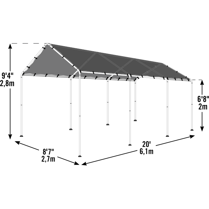 Black Shade Canopy G59721