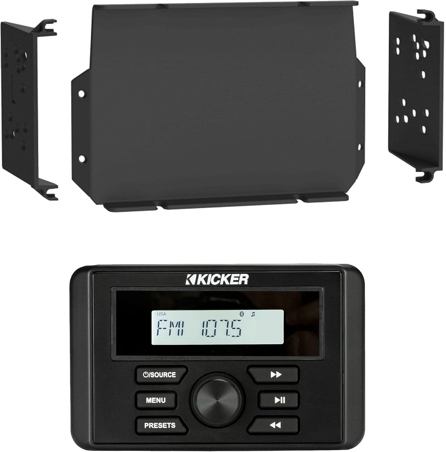 Waterproof Marine Radio with Dash Kit D9453