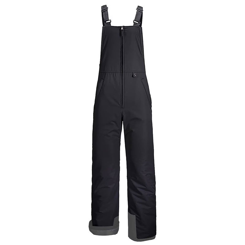 Kids Snow Pants Water-Resistant Windproof Thicken Lined Ski Pants with Snow Gaiters J978