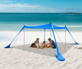 Blue 6.6Ft Pop Up Sun Shelter with Carry Bag H6467