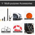 Rechargeable Cordless Tire Inflator with Digital Pressure Gauge X843562