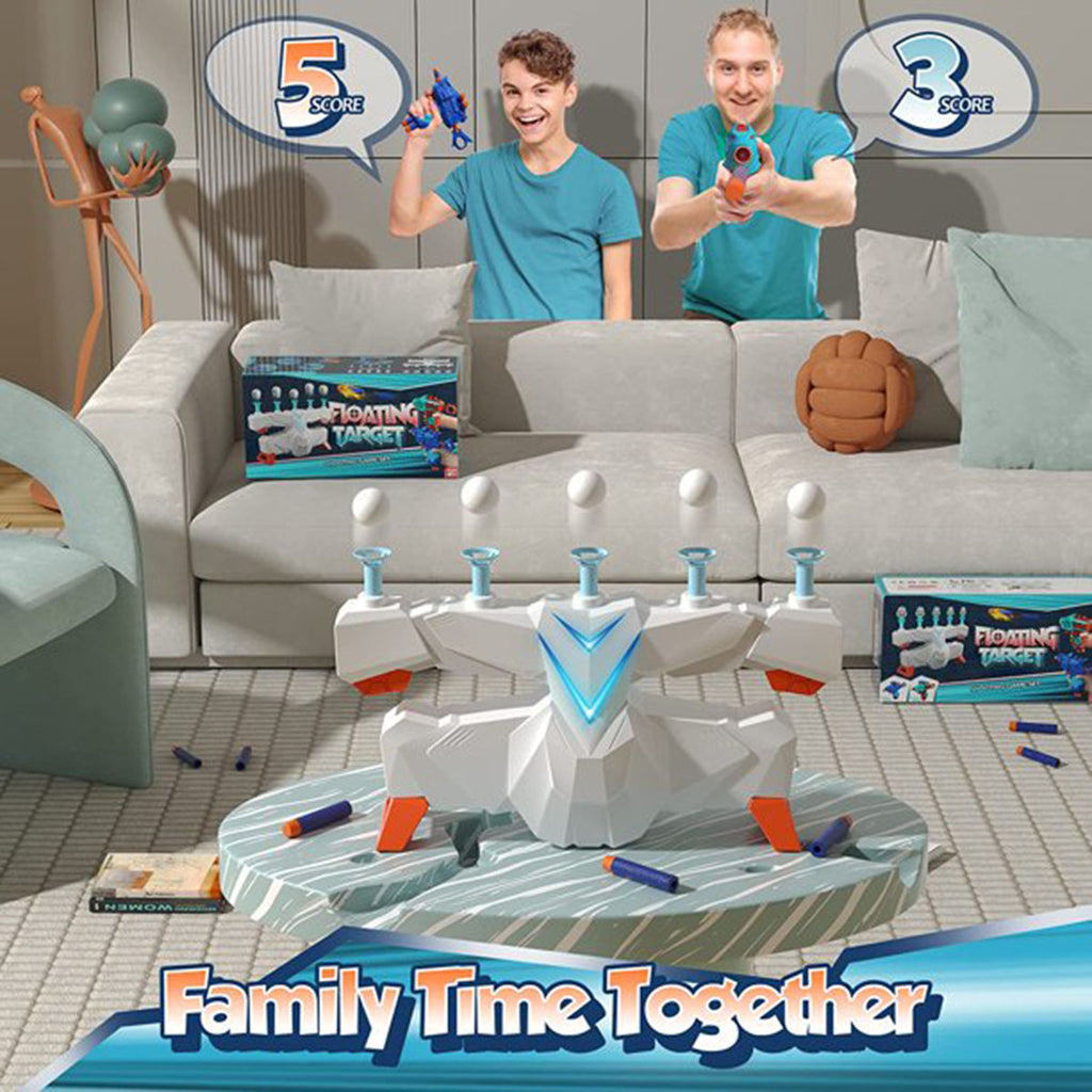Floating Ball Targets with 2 Foam Shooting Guns Toy Game Set V418757