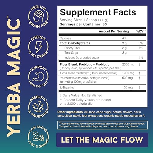 Yerba Mate Instant Tea Powder 30 Servings X649