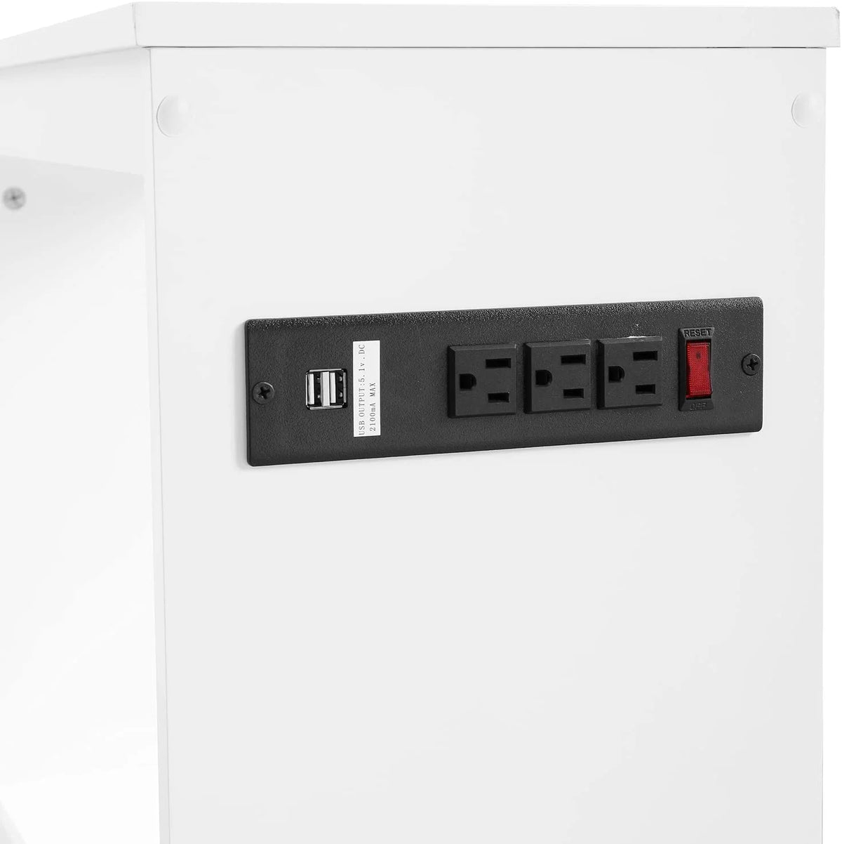 Narrow End Table with Charging Station Q550888