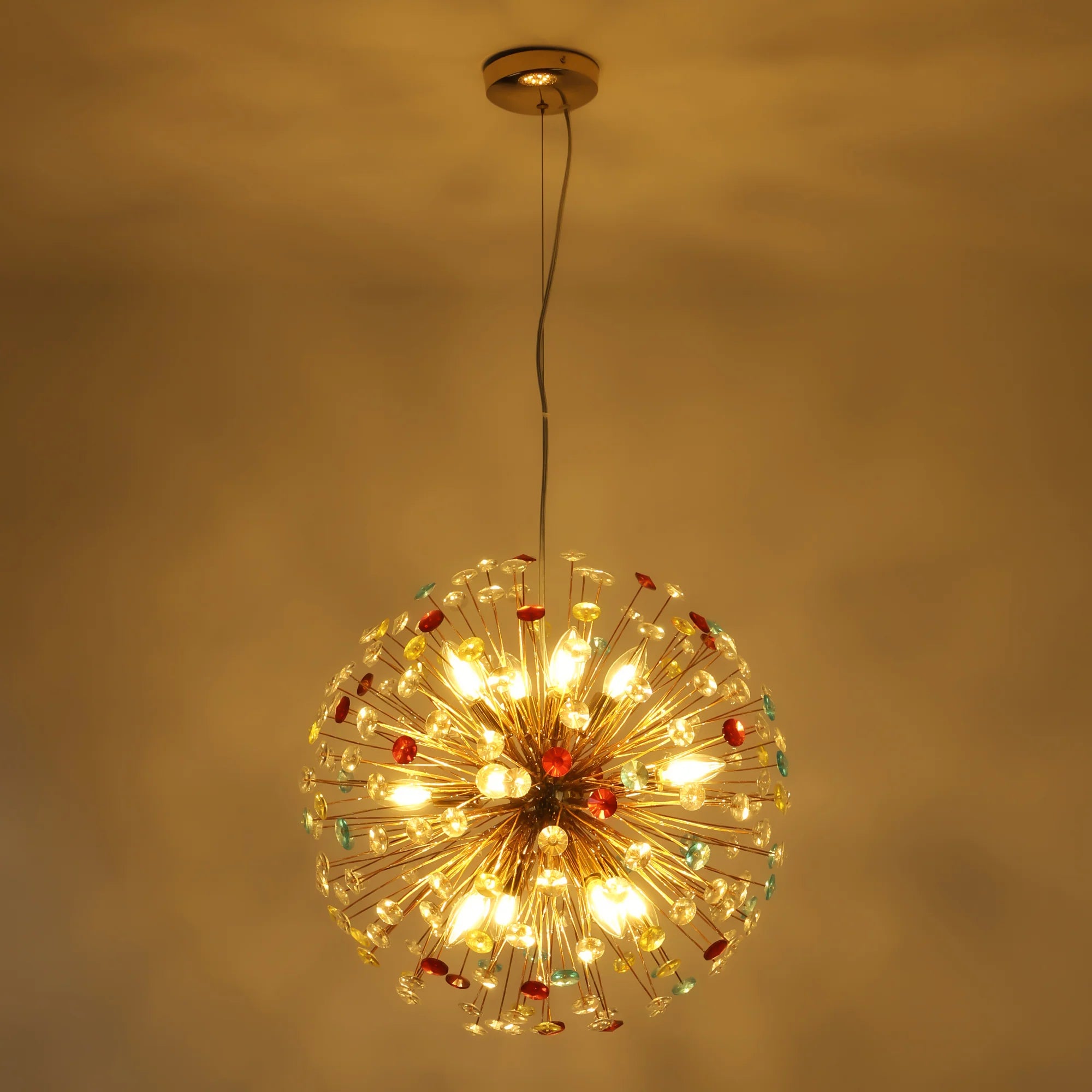 12-Light Linear Crystal Chandelier S9861