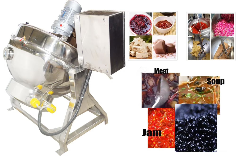 Electric Jacketed Kettle 100L 26.5 Gallon Stainless Steel 220V A4396