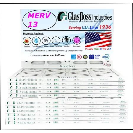 16x25x1 MERV 13 Pleated AC Furnace Air Filter X671538