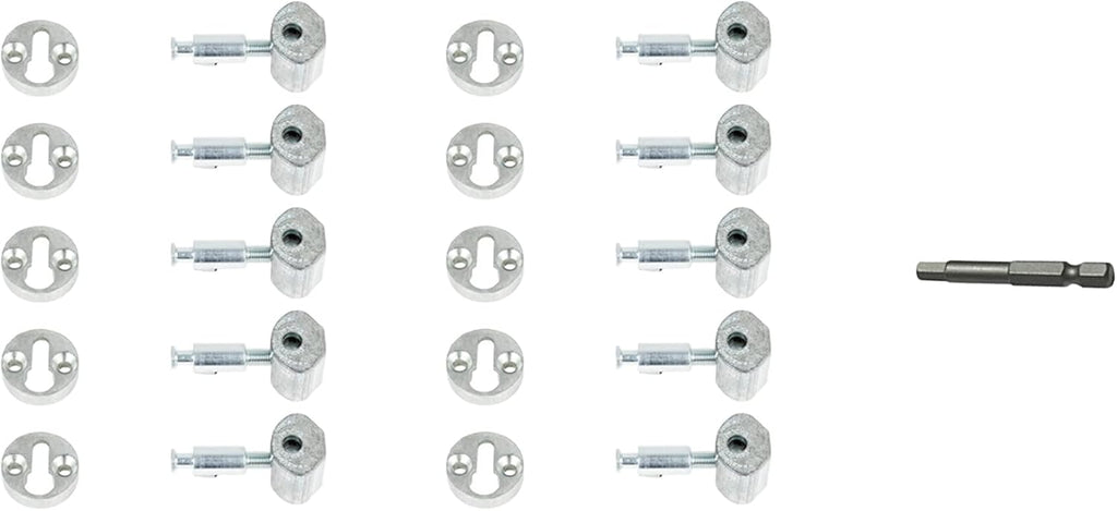Slipfix Railbolt 10 Bulk Pack with 5mm Hex Bit J7995