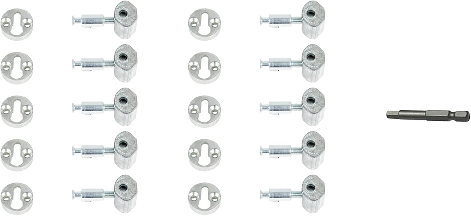 Slipfix Railbolt 10 Bulk Pack with 5mm Hex Bit J7995