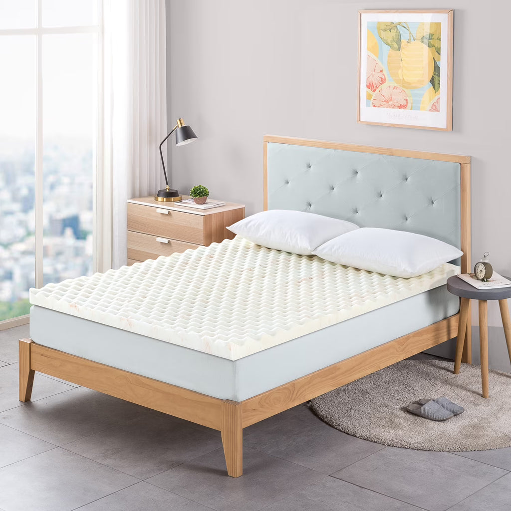 Queen Copper Cooling Memory Foam Mattress Topper P801