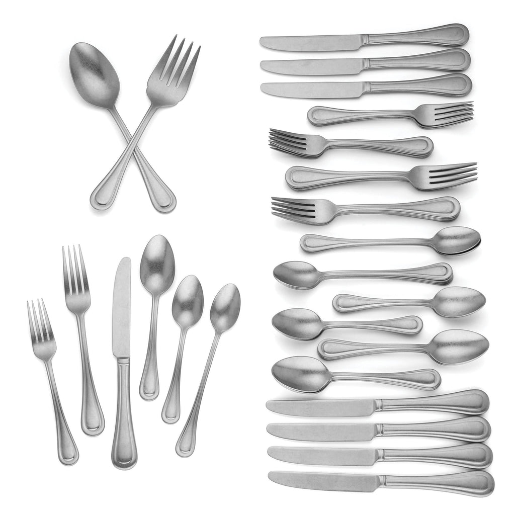 50 Piece Stainless 18/10 Flatware Service for 8 P424