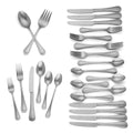 50 Piece Stainless 18/10 Flatware Service for 8 P424