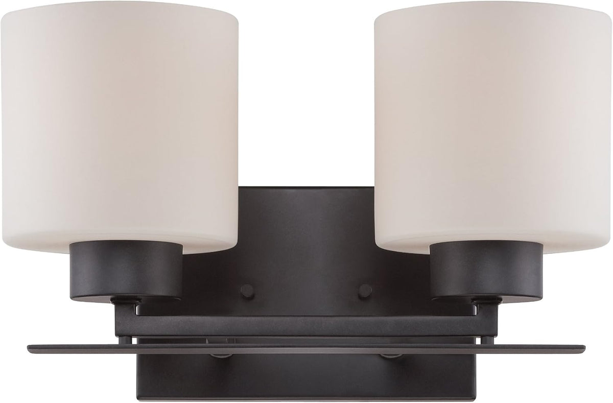 Aged Bronze Three Light Flush Fixture M90437
