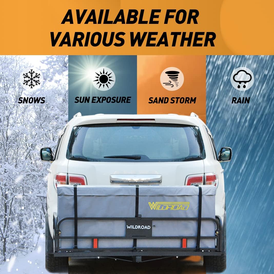 Cargo Carrier Bag 100% Waterproof 60x24x26 with 6 Reinforced Straps S10062