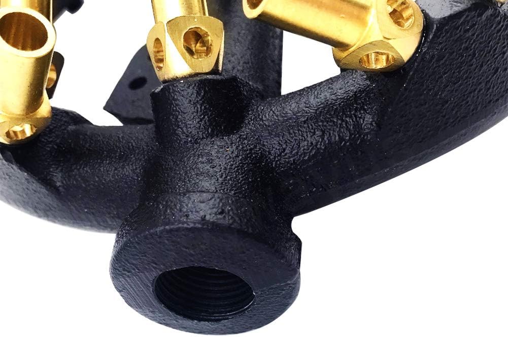 Natural Gas Jet Burner 23 Tips Cast Iron Body L3066