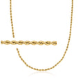 18kt Yellow Gold Rope-Chain Necklace W6888