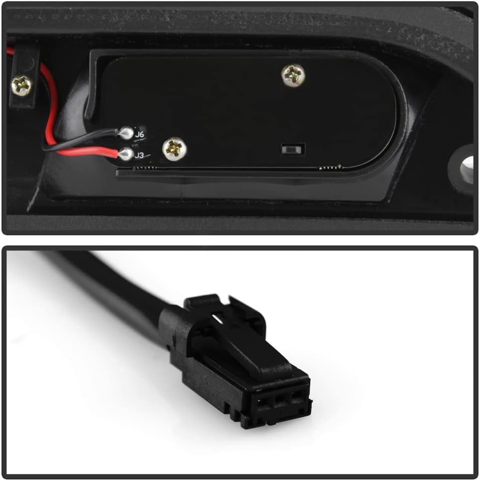Chrome LED 3rd Brake Stop High Mount Center Roof Cargo Light Pack of 2 I3808