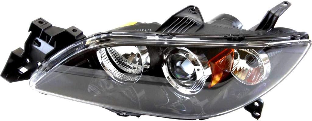 Passenger Side Headlight Assembly for Mazda 3 Sedan 2004-2006 E2319
