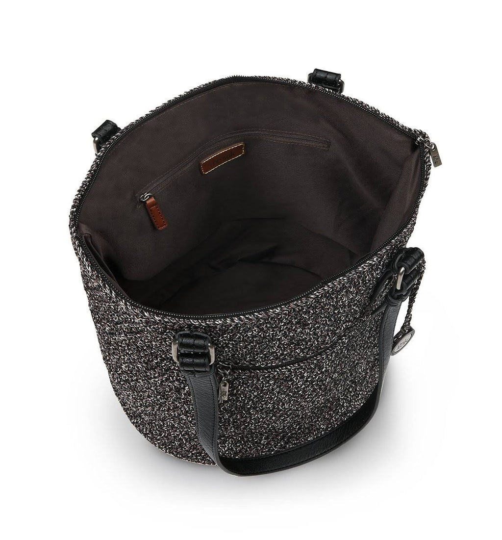 Black Crochet Shopper Bag C420384