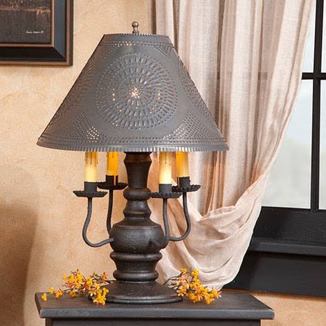 Americana Red Lamp Base L363