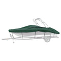 Hunter Green Semi Custom Boat Cover S8287