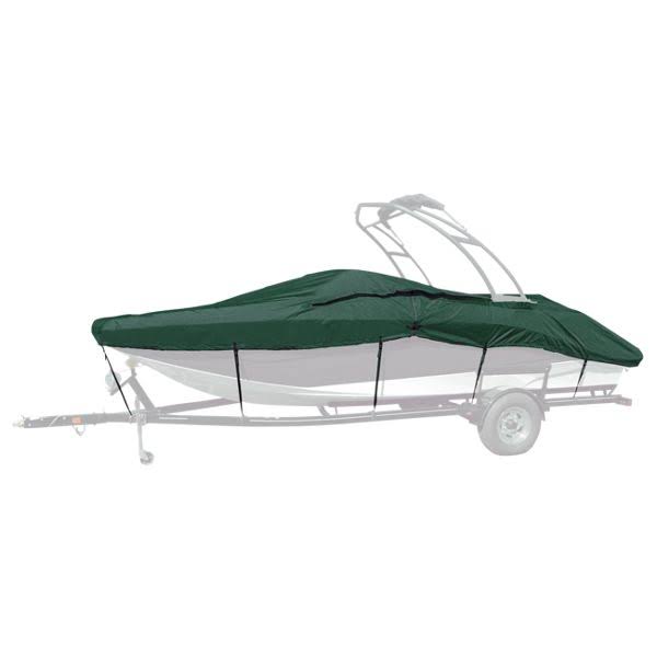 Hunter Green Semi Custom Boat Cover S8287