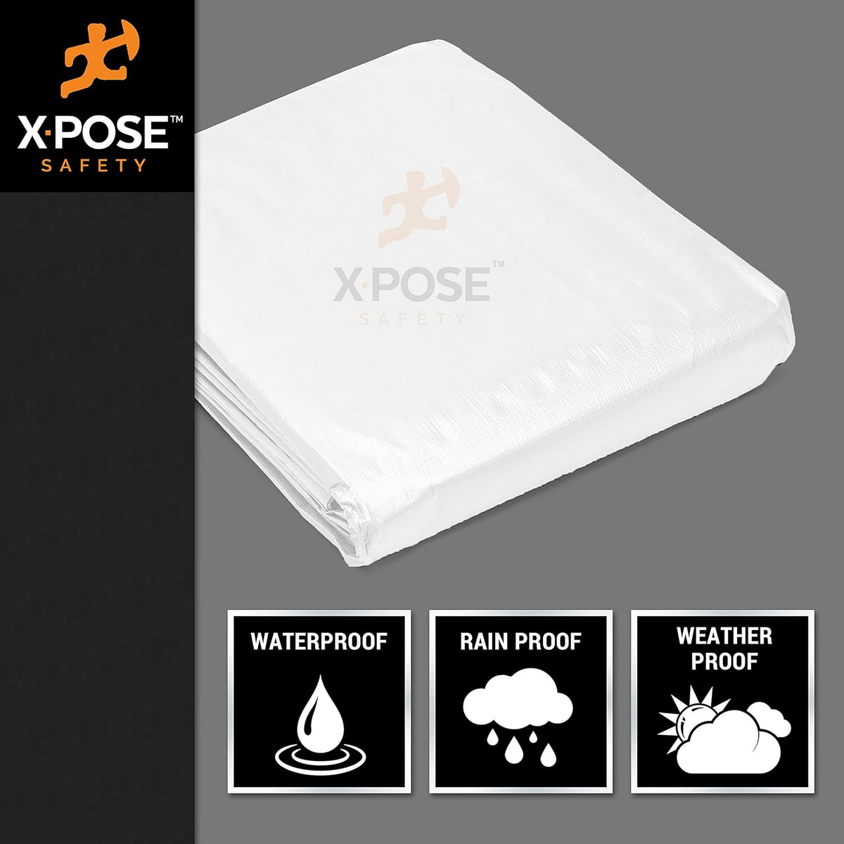White 12 Mil Polyethylene Tarp 40' X 60' G15028