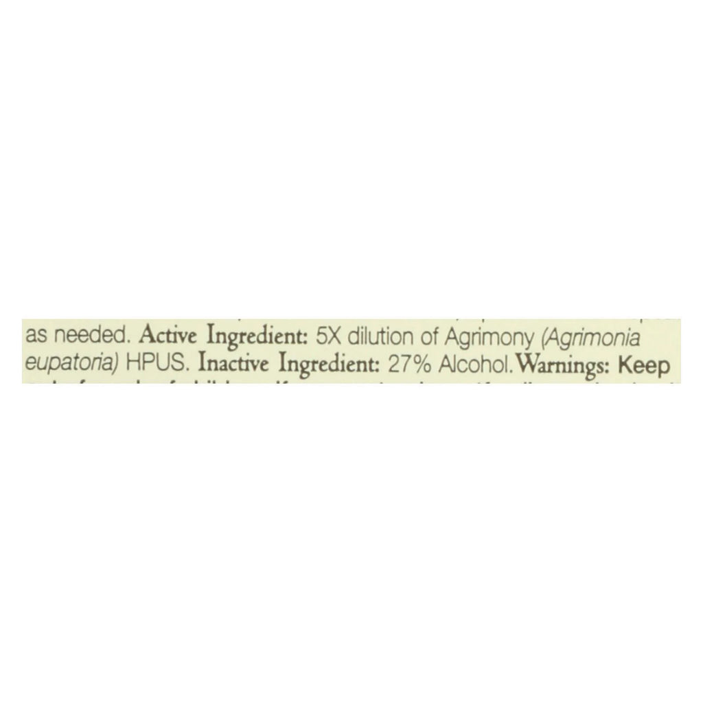 Agrimony Bach Flower Remedies Essence 0.7 fl oz X166523