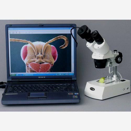 20X-40X-80X Forward Stereo Microscope with 1.3MP Digital Camera E8382