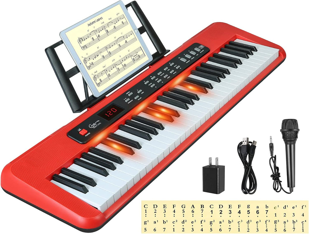 61 Key Electronic Keyboard with Lighted Keys Z1536