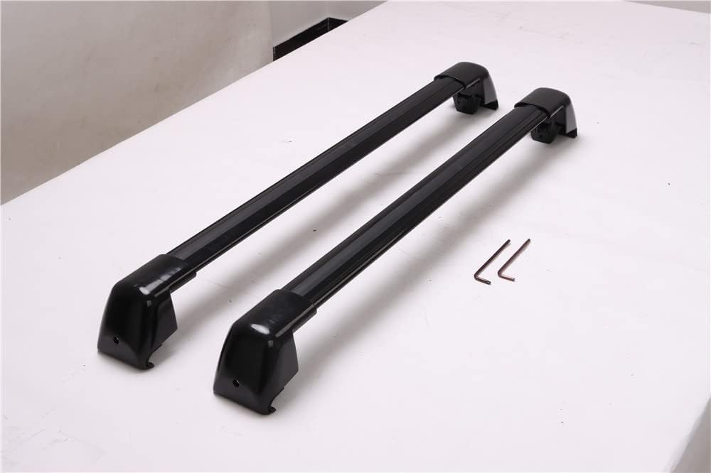 Black Aluminum Roof Rack Cross Bars E435779