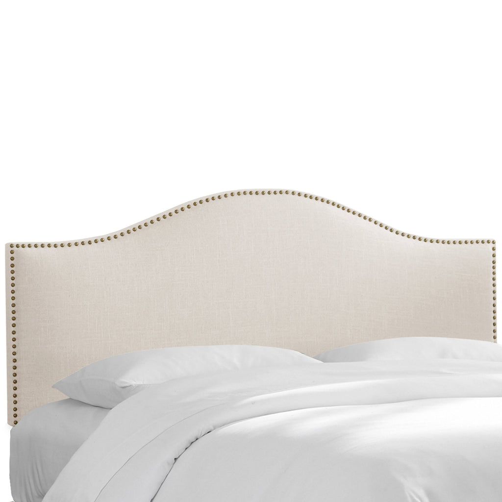California King Nail Button Headboard D5737