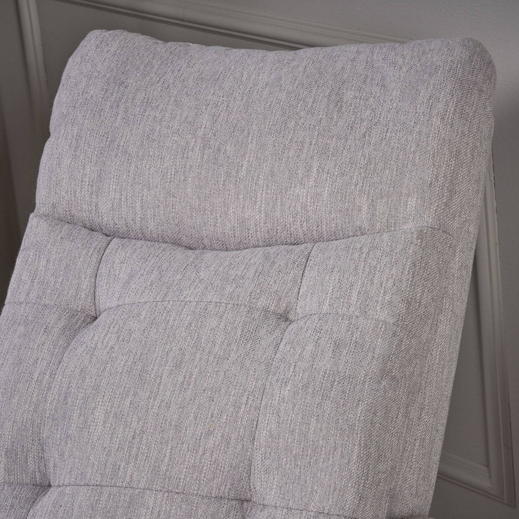 Gray and Black Contemporary Nursery Recliner W211