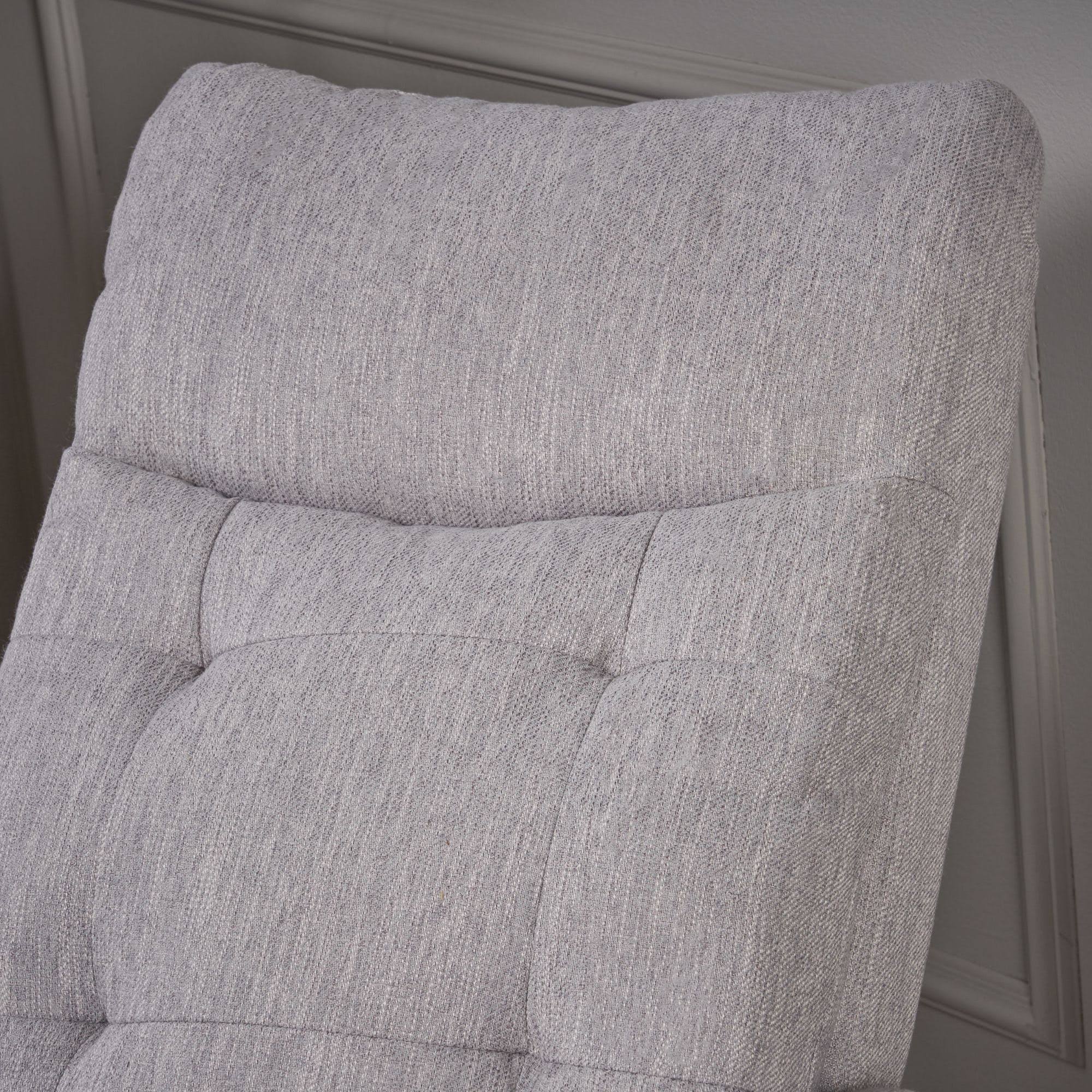 Gray and Black Contemporary Nursery Recliner W211
