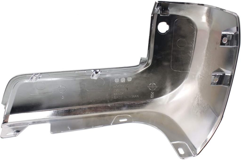 Chrome Plastic Rear Bumper End Cap Pair for Toyota Tacoma 2016-2020 H29940