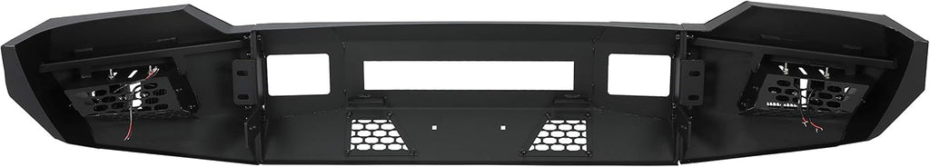 Steel Front Bumper 3 Piece with Cube Lights P491